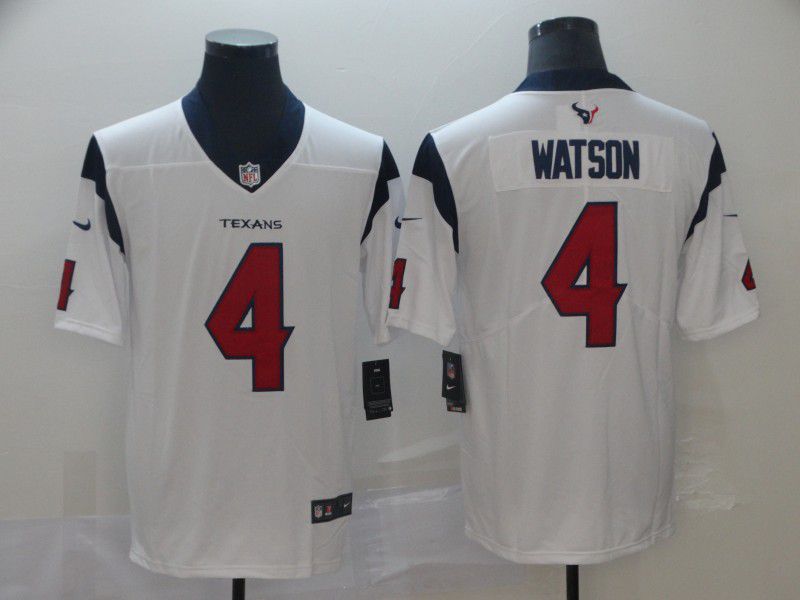 Men Houston Texans #4 Watson White Nike Vapor Untouchable Limited Player NFL Jerseys